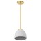 Nuvo Collins - 8 Inch Mini Pendant - with White Ceramic 60/8002 - alternate 6